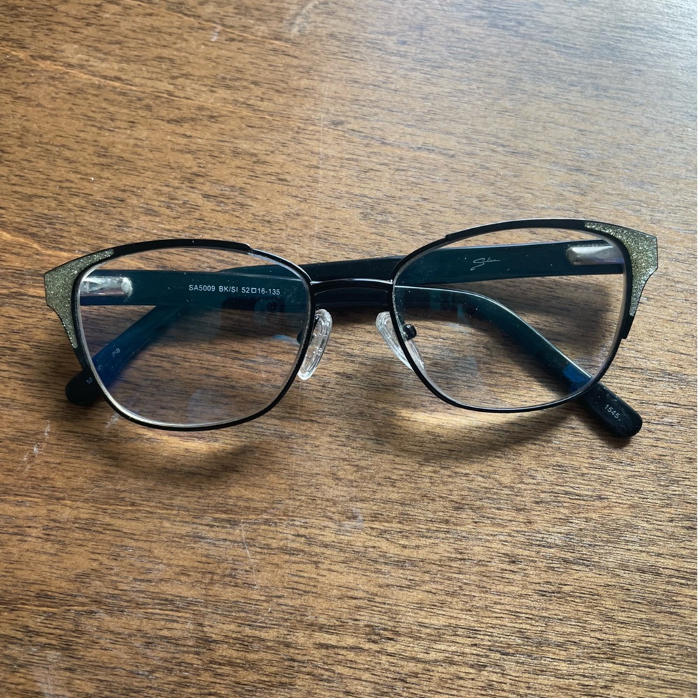 Salsa SA5009 GLT Brown Eyeglasses Frames Cat-eye 52-16-135 mm